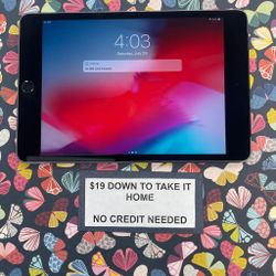 Apple iPad Mini 4 -90 Day Warranty-$1 DOWN-NO Credit Needed