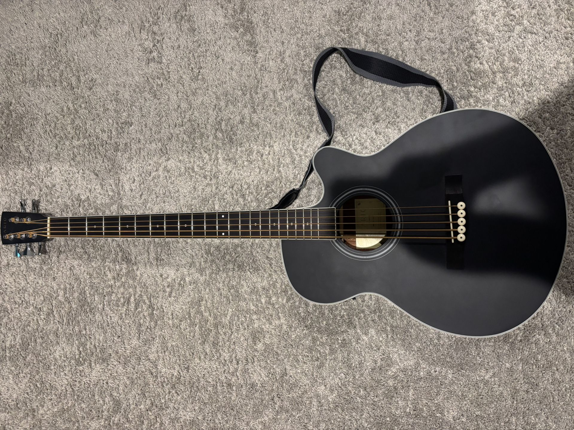 Unused 5 String Tario Acoustic Bass Guitar, Lightly Used