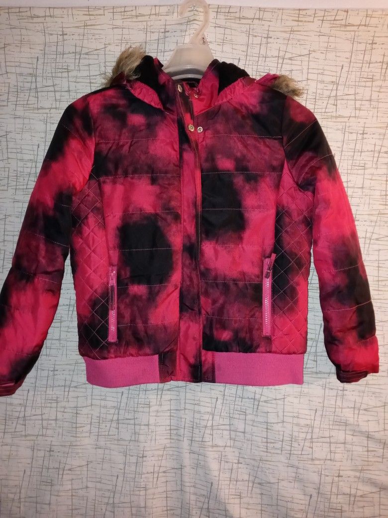 14/16 Jacket Pink/black