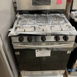 Samsung Gas Range With Steam Cleaning Oven 