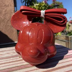 the Disney Parks x Loungefly Mickey Mouse Molded Face Crossbody Bag 