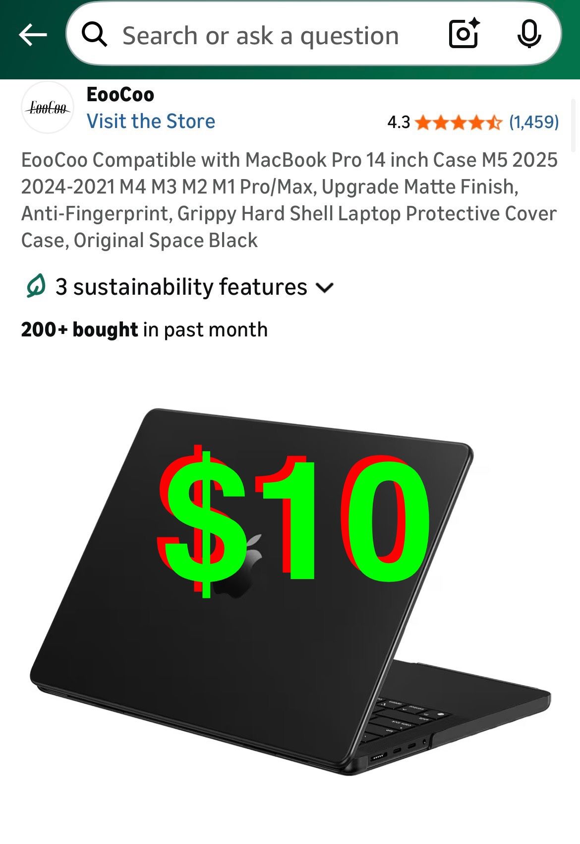 Compatible with MacBook Pro 14 inch Case M5 2025 2024-2021 M4 M3 M2 M1 Pro/Max, Upgrade Matte Finish, Anti-Fingerprint, Grippy Hard Shell Laptop Prote