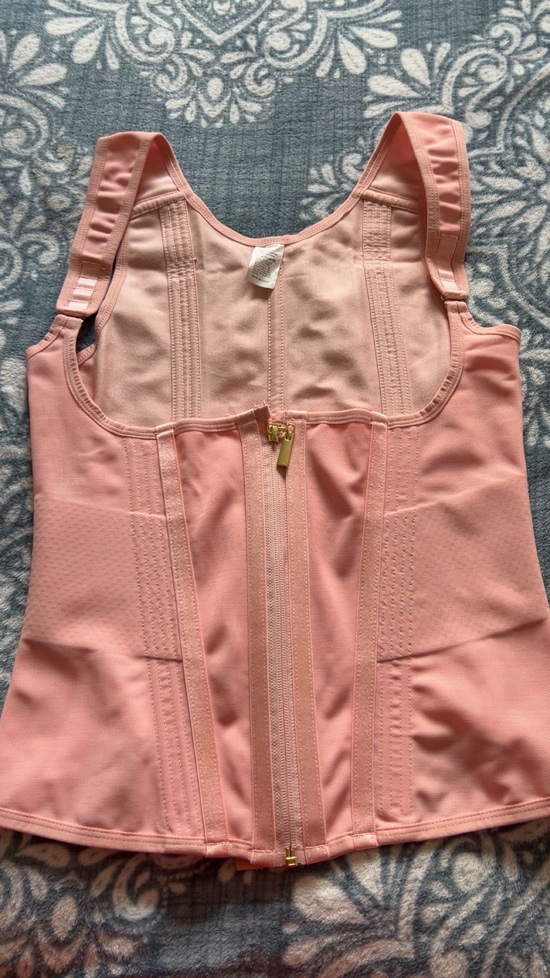 Waist Trainer Corset Ajustable Shoulder Straps And Steel Support