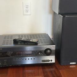 ONKYO Audio Receiver With Polkaudio System