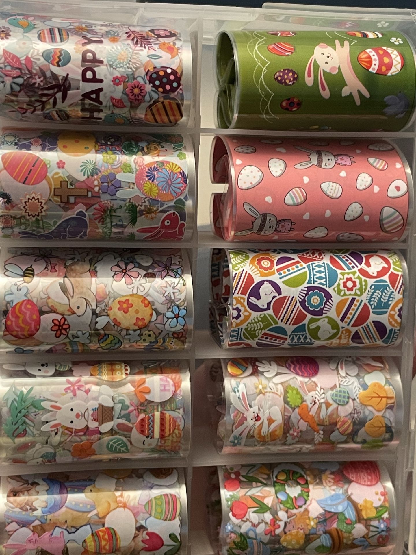 Nail art foil transfer