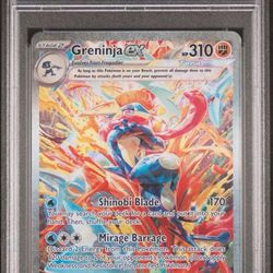 PSA 10 Greninja ex SIR Scarlet & Violet-Twilight Masquerade 214/167 Holo Pokémon