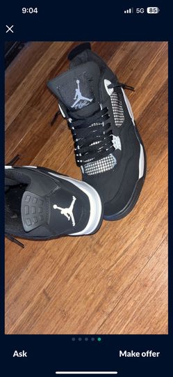 Jordan 4 white thunder size 13