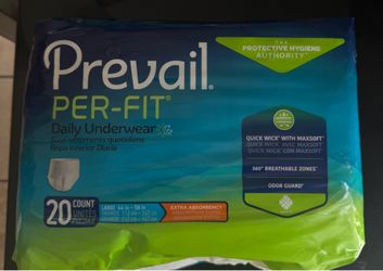 Prevail Per-Fit Extra Disposable Underwear Pull On