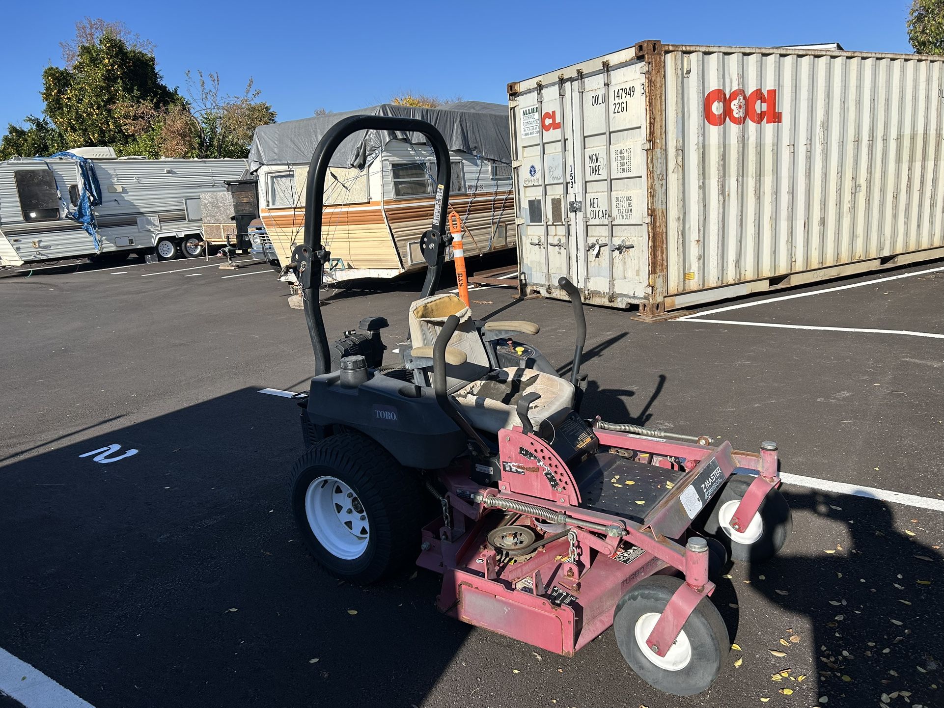 52 inch zero turn Toro