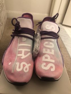 Adidas Human Race holi pink glow size 12.5 new