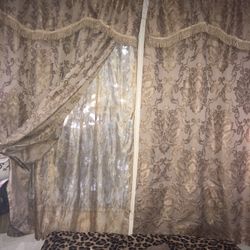 Gold Curtains
