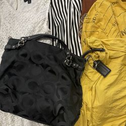 Black Coach Purse 