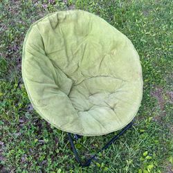 ⏰ Folding Saucer Chair — Quick Sale