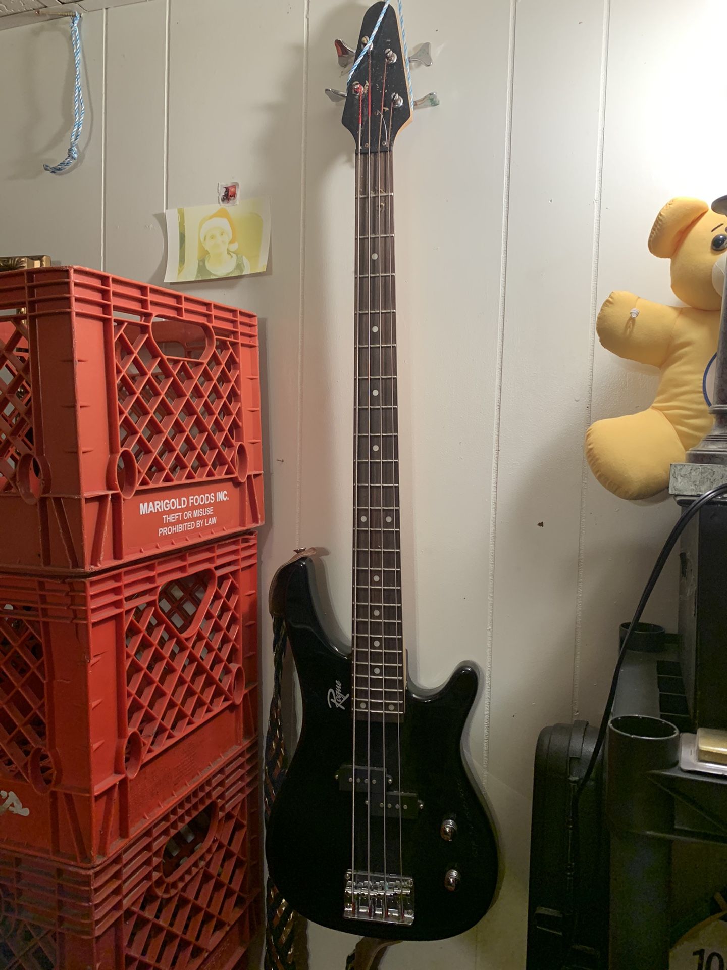 Rogue Bass guitar. Almost new