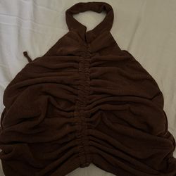 Brown Halter Top