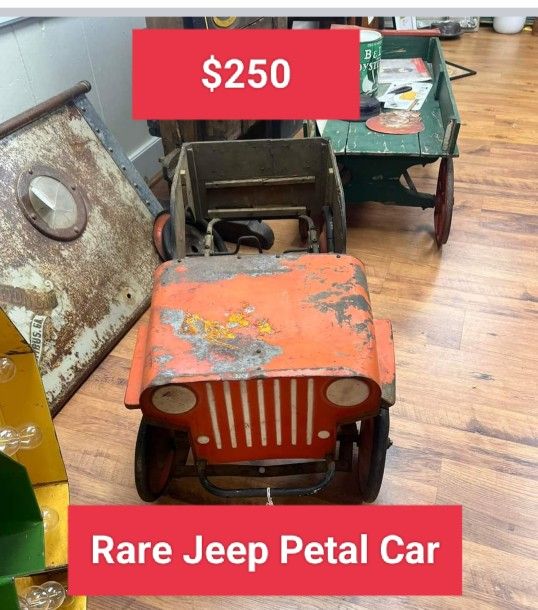 Rare Jeep Petal Car 