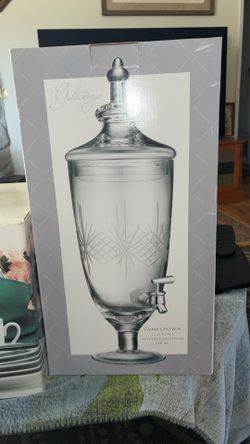 James town glass beverage dispenser