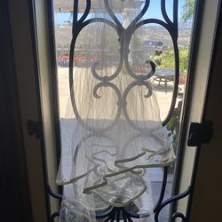 Jewled Short Ivory Veil