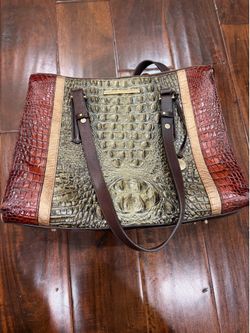 Brahmin Croc Shoulder / Tote Bag