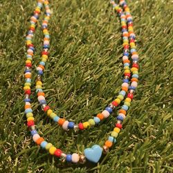 Summer Collection! ☀️🏖️ 2 Elastic Necklace Multicolor, 