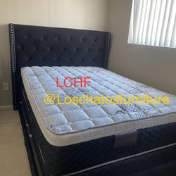 Bed Frame Full Size With Mattress 