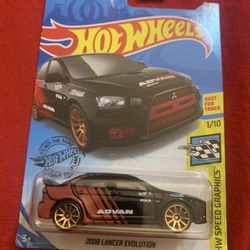 Hot Wheels Advan 2008 lancer Evolution