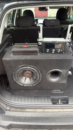 Pioneer Car Radio + 10’ JBL Subwoofer/amp