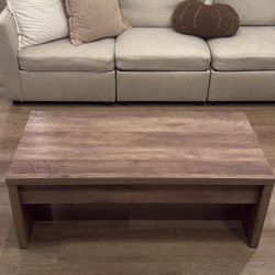 Wooden Lifting Coffee Table