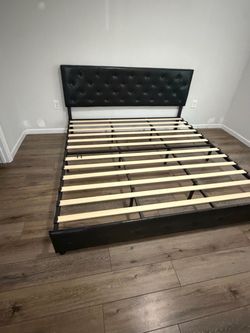 Bed frame and coffee table