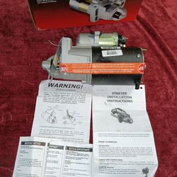 New Remanufactured Starter W/ Paperwork And Box