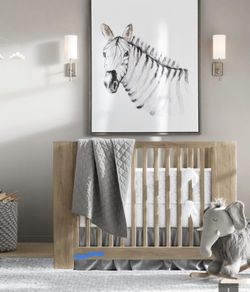 Crib skirt restoration hardware baby