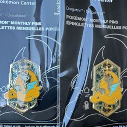 Year Of The Dragon: March - Dragonite • Pokemon Center Exclusive Pin