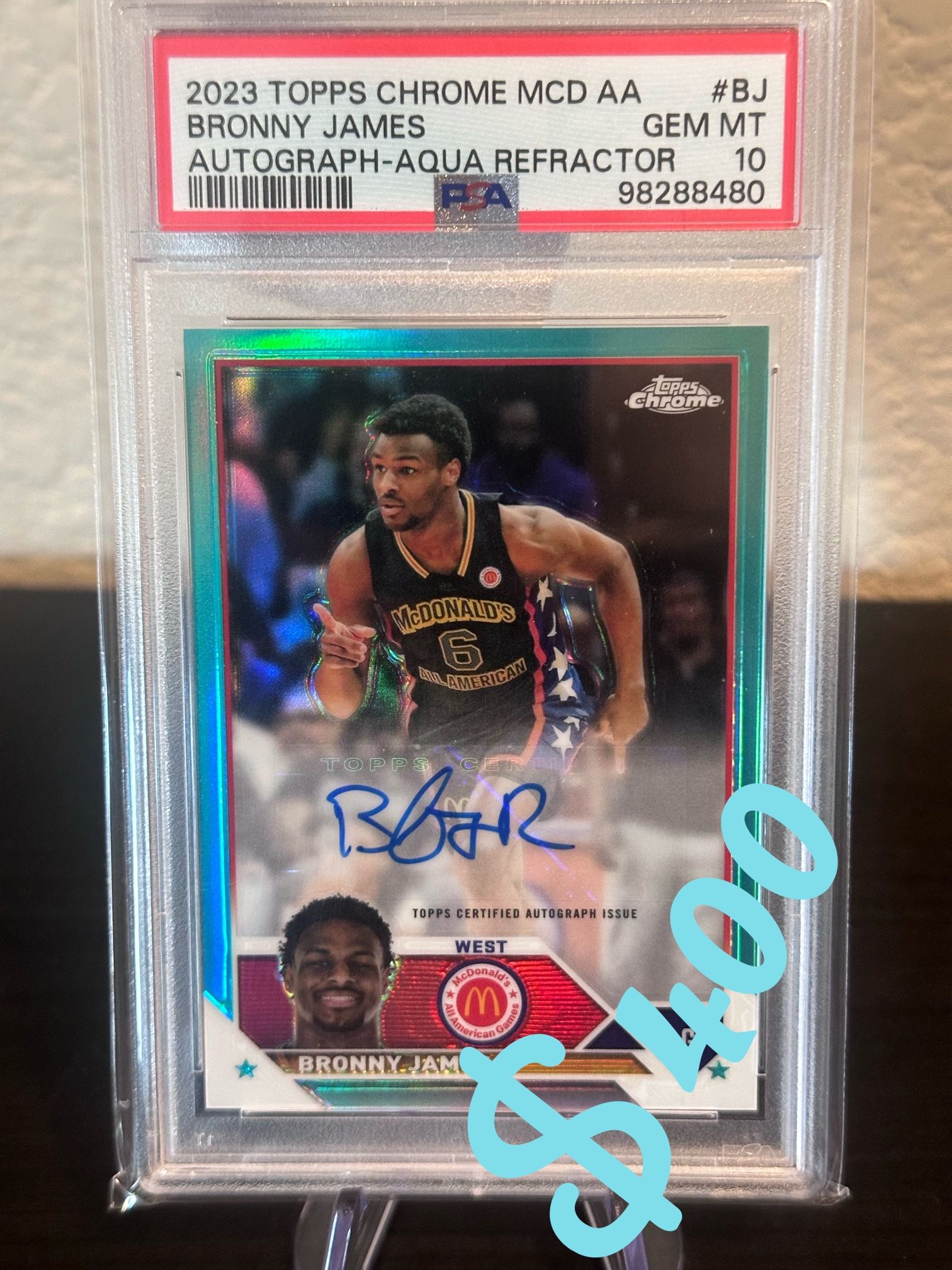 2023 Topps Chrome MCD (PSA 10)