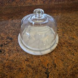 Cheese Server With Domed Lid