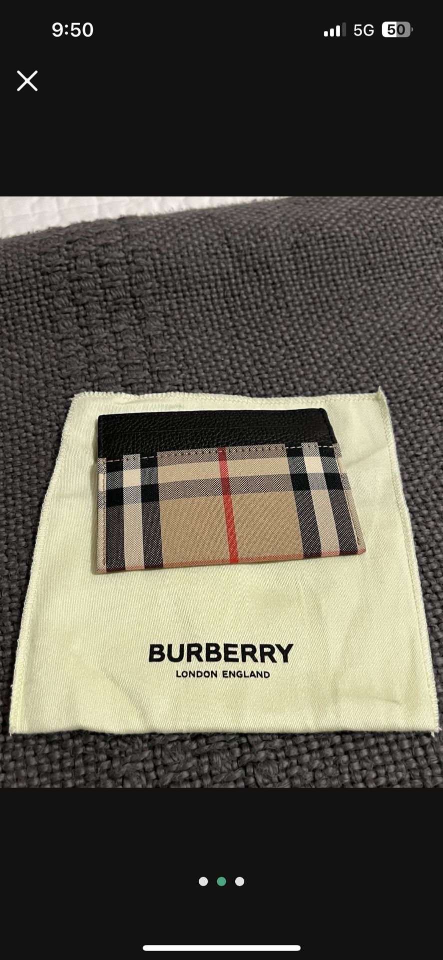 Burberry Card Holder Wallet New no tags 