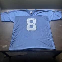 Blue Old school Hasselbeck Jersey 