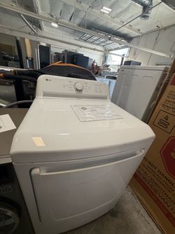 LG White Front-Load Dryer
