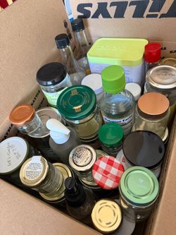 FREE Empty Jars, Bottles & Spice Containers