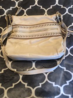 Jessica Simpson cream boho purse