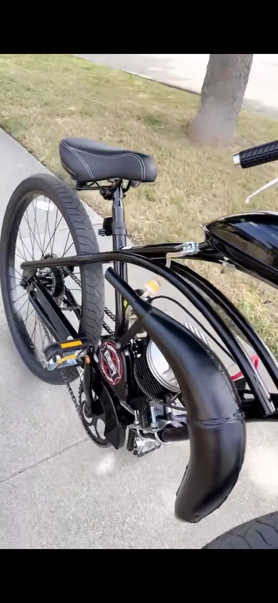 Custom Built Cruiser With BikeBerry Engine 