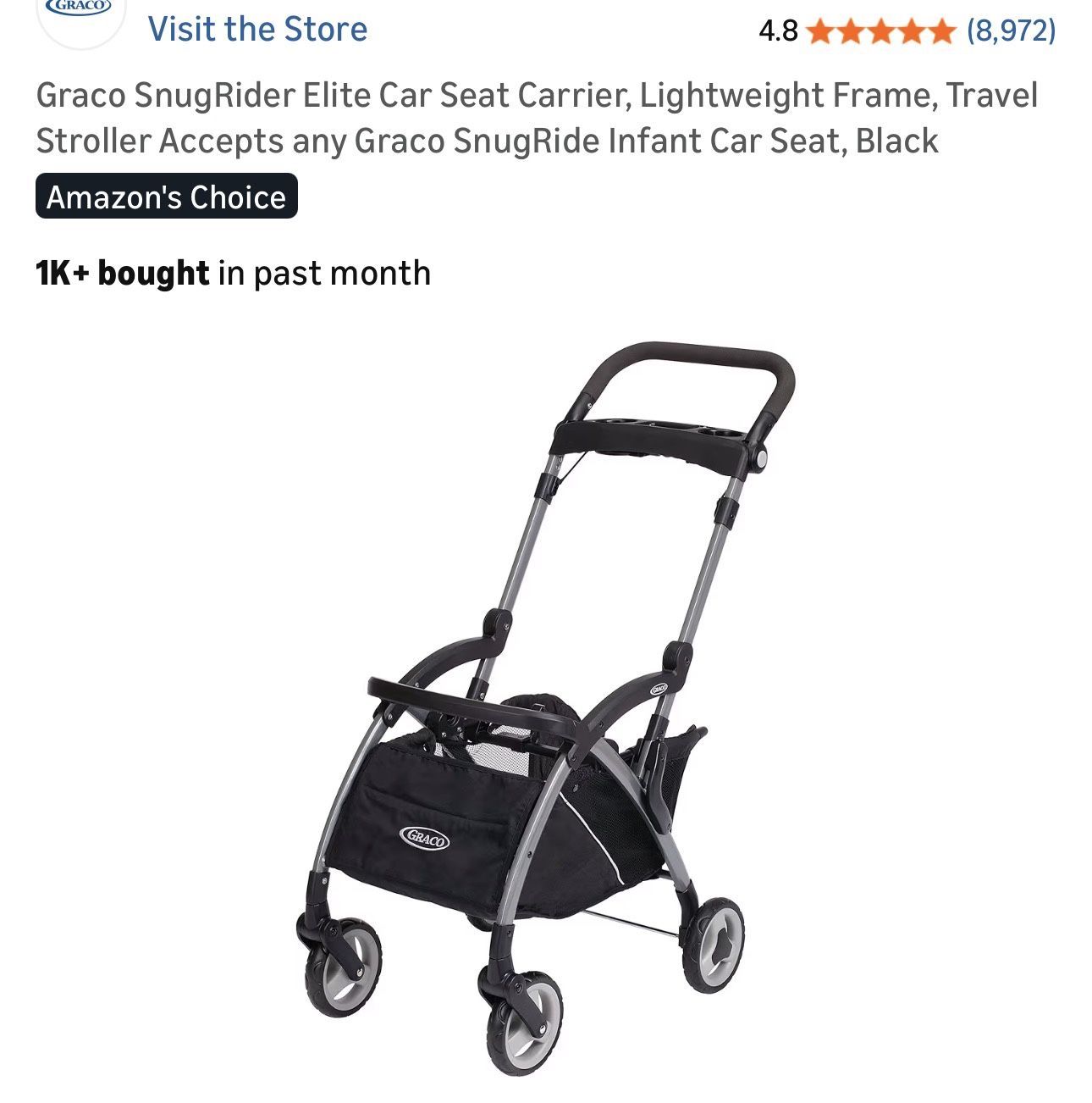 Graco Snugride Car seat Carrier
