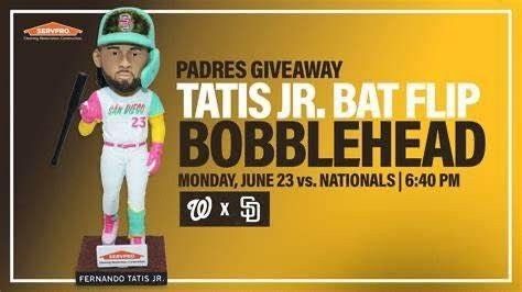 2 Padres Tickets & 4 Tatis Bobbleheads Available