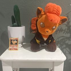 Vulpix Build-A-Bear & Pokemon Card 