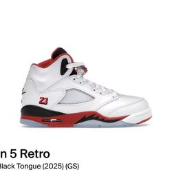Nike Air Jordan 5 Retro OG (GS) HQ7980 101 Size 6Y