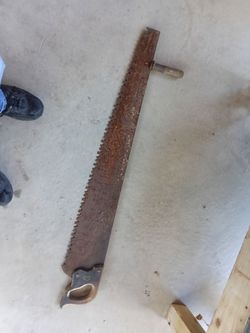 Vintage hand saw
