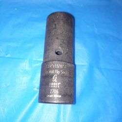 Sunex 2706 1/2" Drive 3/4" x 13/16" Thin Wall 6pt Flip Socket. Barely Used!