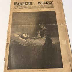1885 Harper‘s weekly newspaper