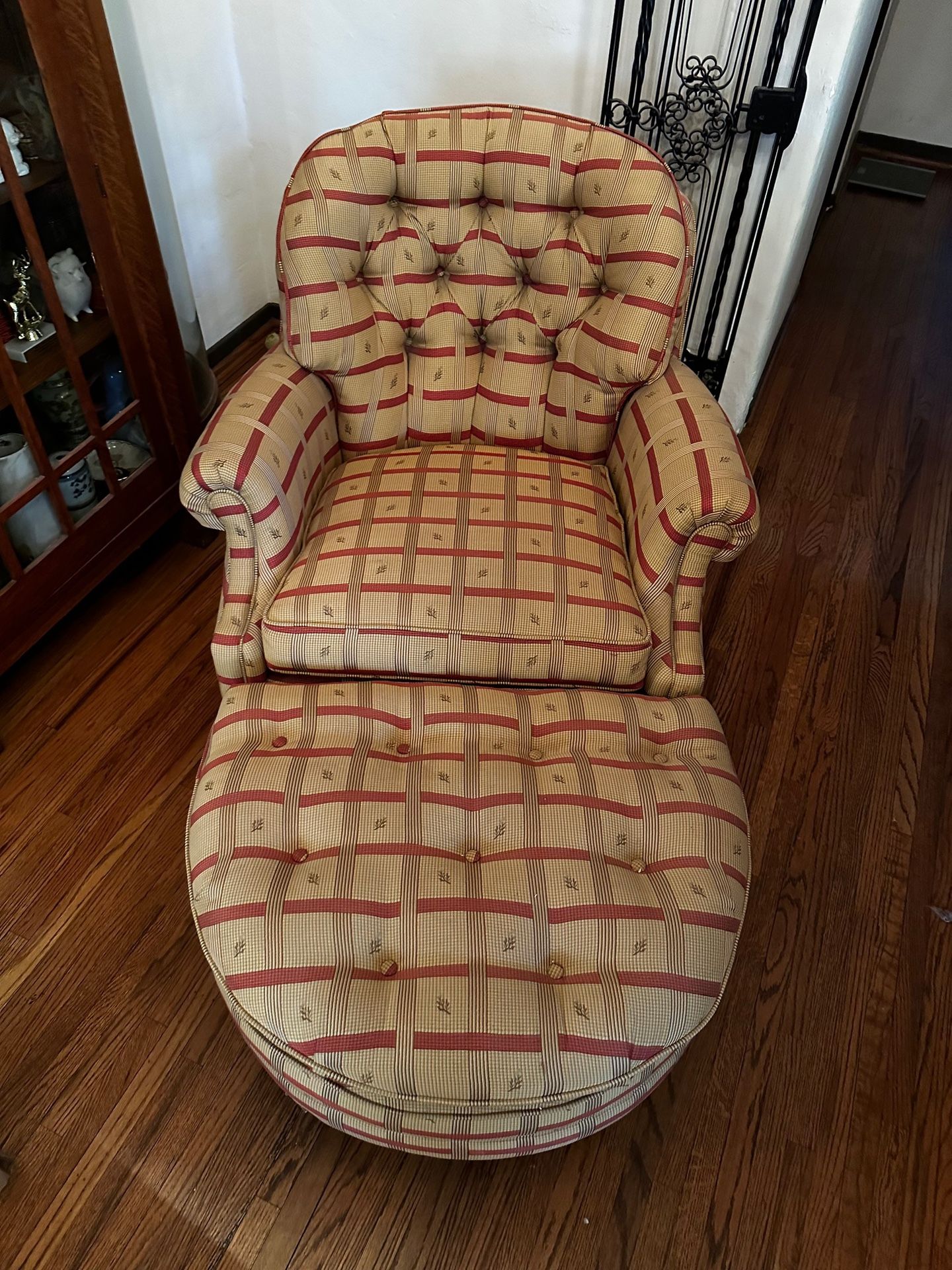 Baker Chair And Ottoman