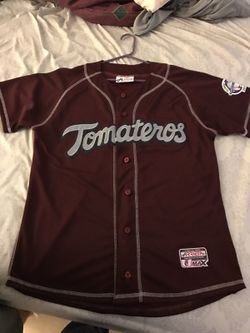 Tomateros Jersey  Varsity jacket, Jersey, Tops