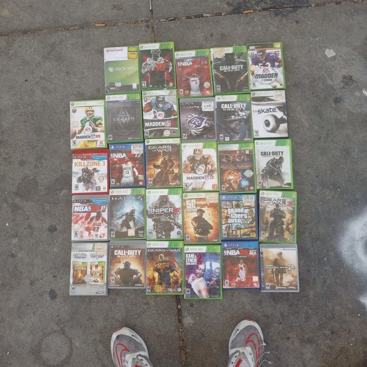 Xbox 360 And PlayStation 3 Games